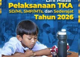 Pendaftaran TKA Untuk SD dan SMP 2026 Sebentar Lagi Dibuka, Ini Jadwalnya